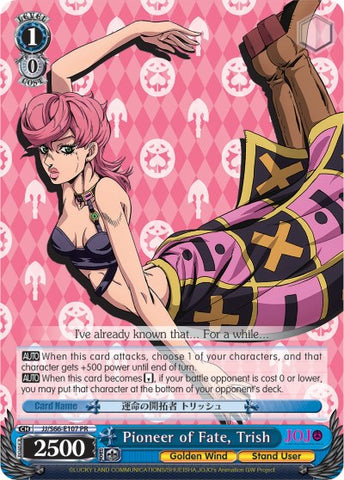 Pioneer of Fate, Trish (JJ/S66-E107 PR) [JoJo's Bizarre Adventure: Golden Wind]