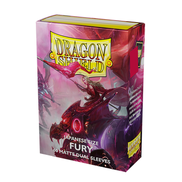 Dragon Shield: Japanese Size 60ct Sleeves - Fury (Dual Matte)