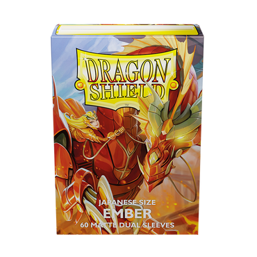 Dragon Shield: Japanese Size 60ct Sleeves - Ember (Dual Matte)