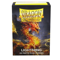 Dragon Shield: Standard 100ct Sleeves - Lightning (Dual Matte)