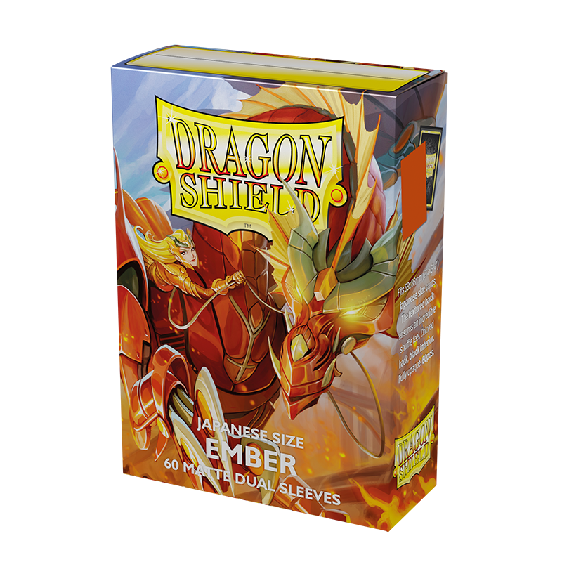 Dragon Shield: Japanese Size 60ct Sleeves - Ember (Dual Matte)