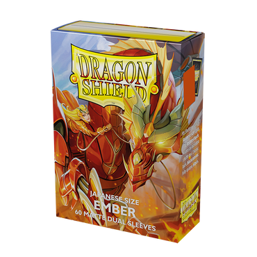 Dragon Shield: Japanese Size 60ct Sleeves - Ember (Dual Matte)