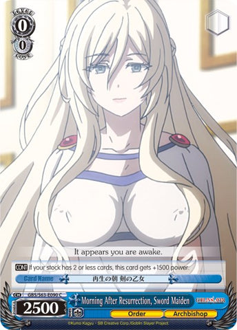 Morning After Resurrection, Sword Maiden (GBS/S63-E090 C) [Goblin Slayer]