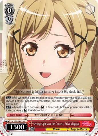 Setting Sights on the Contest, Arisa Ichigaya (BD/WE35-E12 U) [Poppin'Party x Roselia]