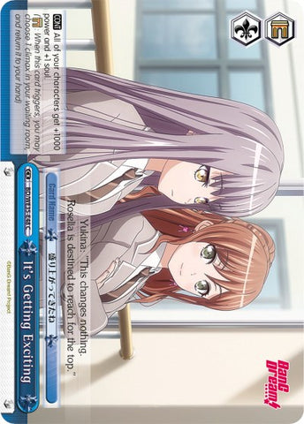 It's Getting Exciting (BD/WE35-E48 C) [Poppin'Party x Roselia]