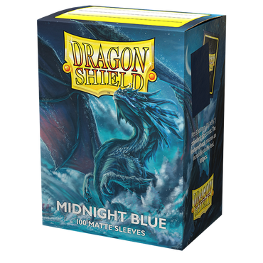 Dragon Shield: Standard 100ct Sleeves, Midnight Blue Matte