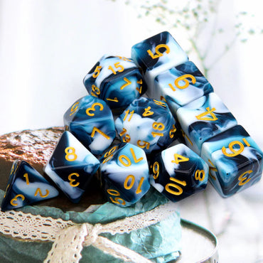 Gemini Dice, Blue White