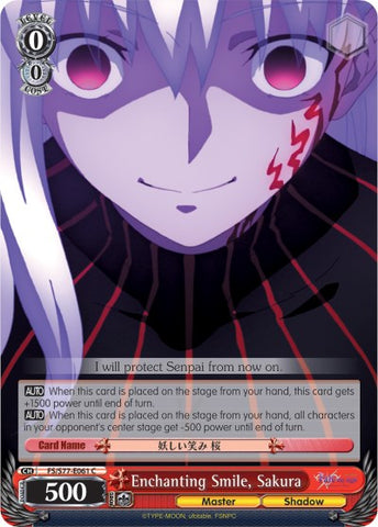 Enchanting Smile, Sakura (FS/S77-E061 C) [Fate/Stay Night [Heaven's Feel] Vol.2]
