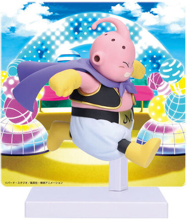 Dragon Ball Daima Majin Buu Figure With Panel Anime Figure