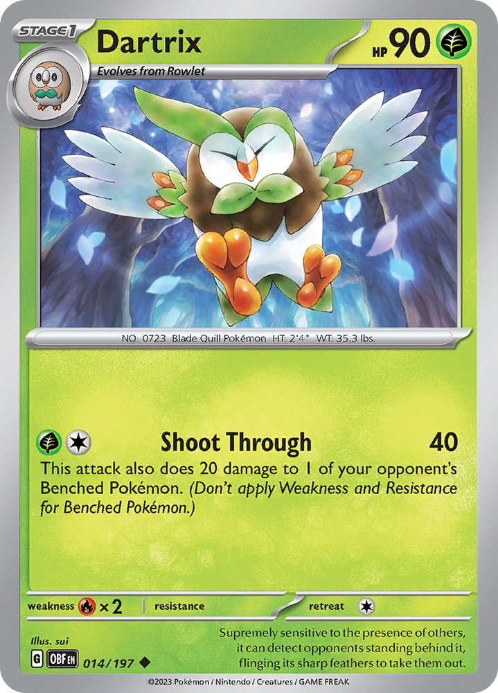 Dartrix (014/197) [Scarlet & Violet: Obsidian Flames]