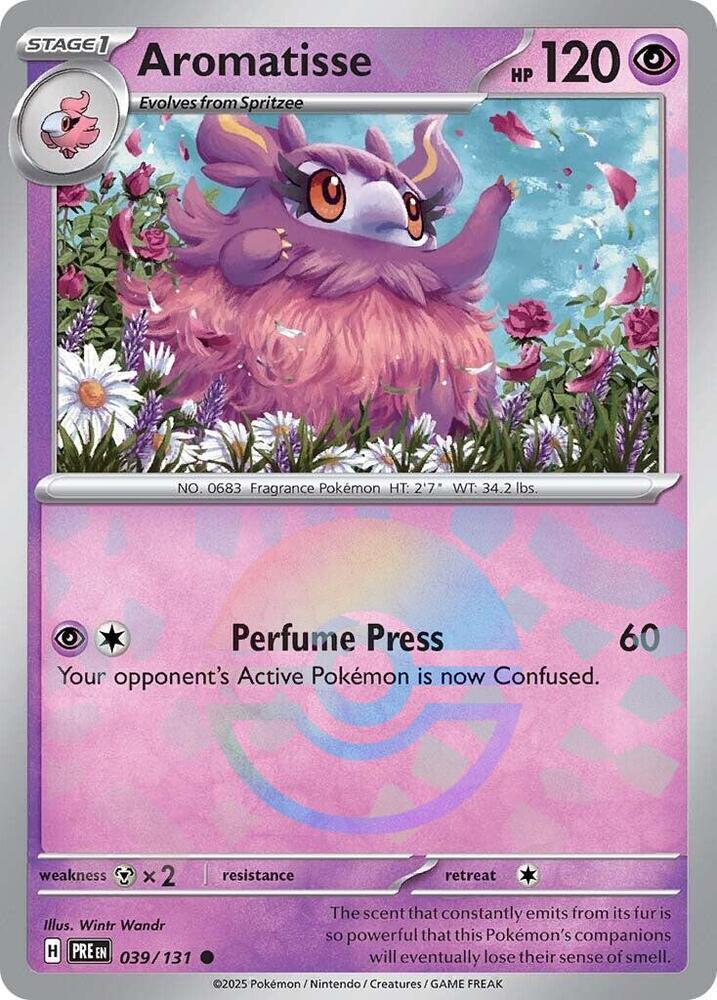 Aromatisse (039/131) (Poke Ball Pattern) [Scarlet & Violet: Prismatic Evolutions]