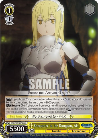 Encounter in the Dungeon, Ais (DDM/S88-TE05R RRR) [Is it Wrong to Try to Pick Up Girls in a Dungeon?]