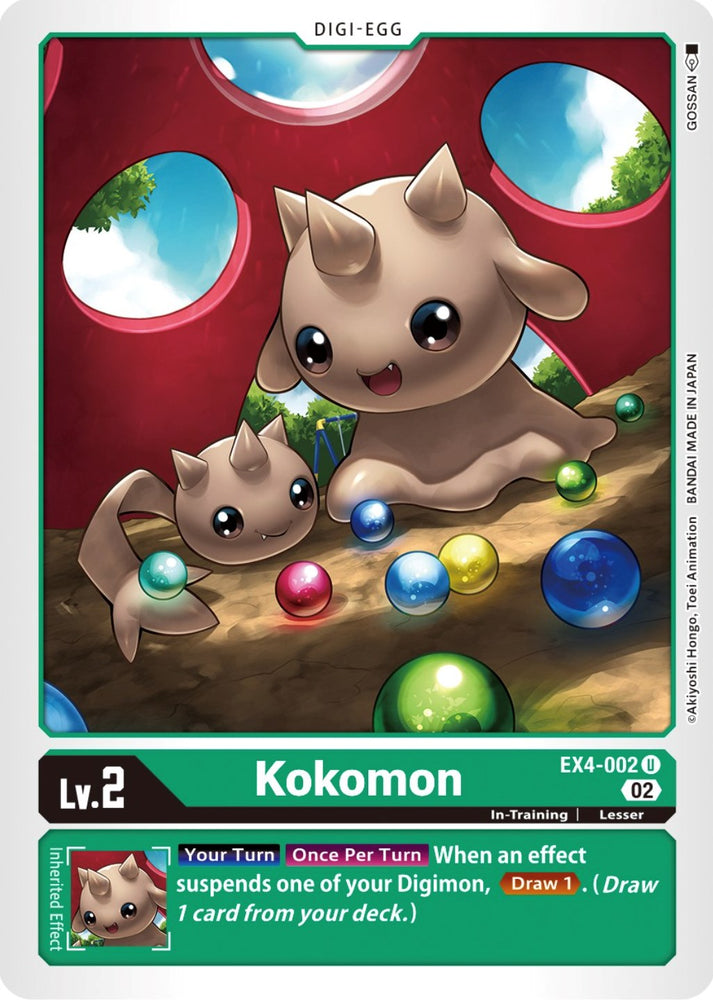 Kokomon [EX4-002] [Alternative Being Booster]