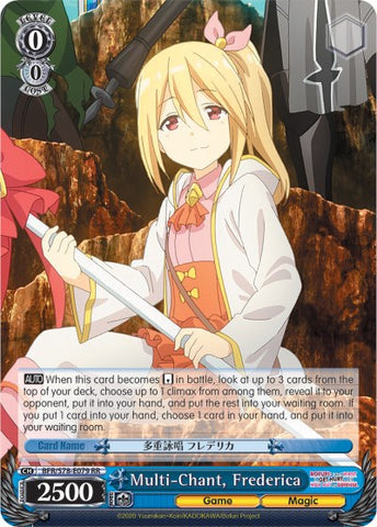 Multi-Chant, Frederica (BFR/S78-E079 RR) [BOFURI: I Don't Want to Get Hurt, so I'll Max Out My Defense]