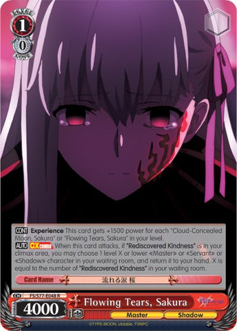 Flowing Tears, Sakura (FS/S77-E048 R) [Fate/Stay Night [Heaven's Feel] Vol.2]