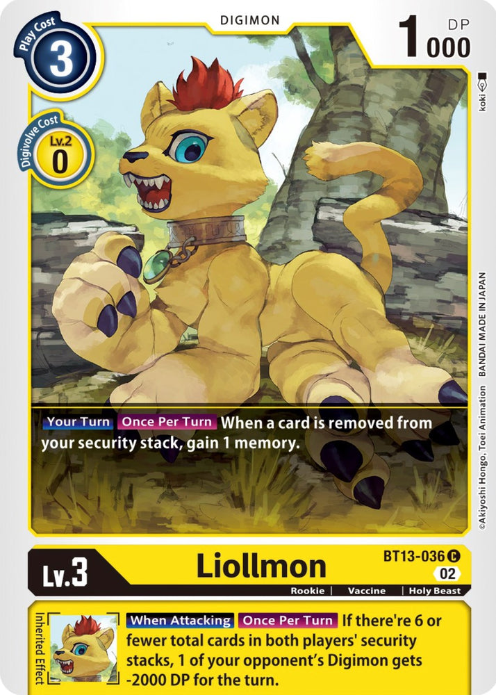 Liollmon [BT13-036] [Versus Royal Knight Booster]