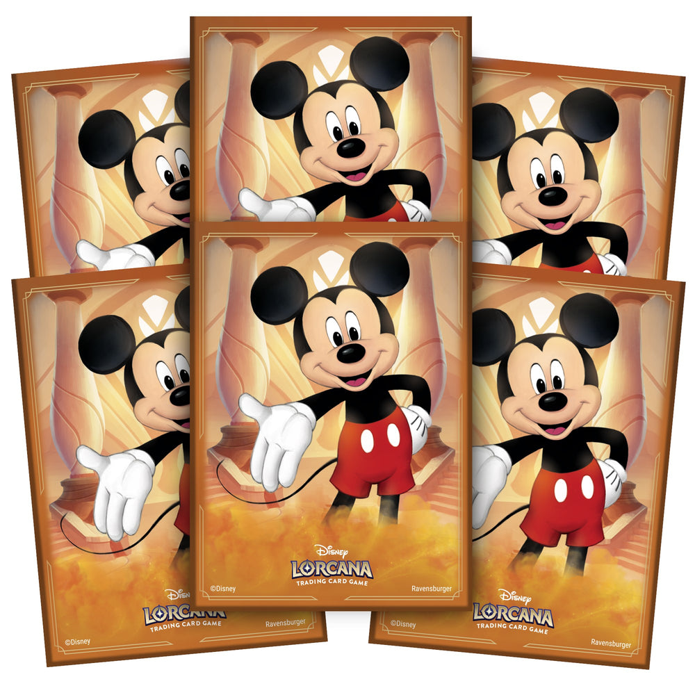 Disney Lorcana Mickey Mouse First Chapter Card Sleeves, 65-Pack