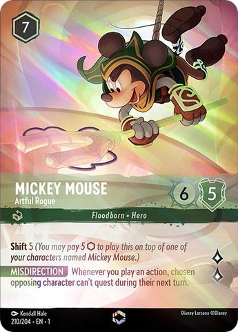 Mickey Mouse - Artful Rogue (Alternate Art) (210/204) [The First Chapter]