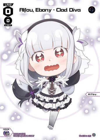 Alfou, Ebony - Clad Diva (November 2023) [Promo Cards]