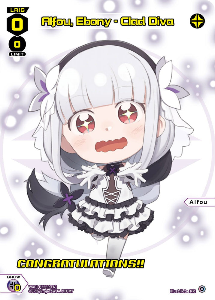 Alfou, Ebony - Clad Diva (November 2023/Winner) [Promo Cards]