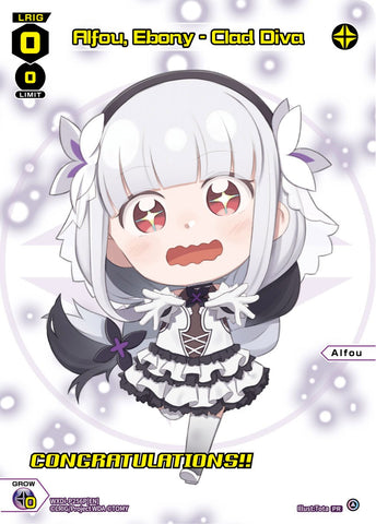 Alfou, Ebony - Clad Diva (November 2023/Winner) [Promo Cards]