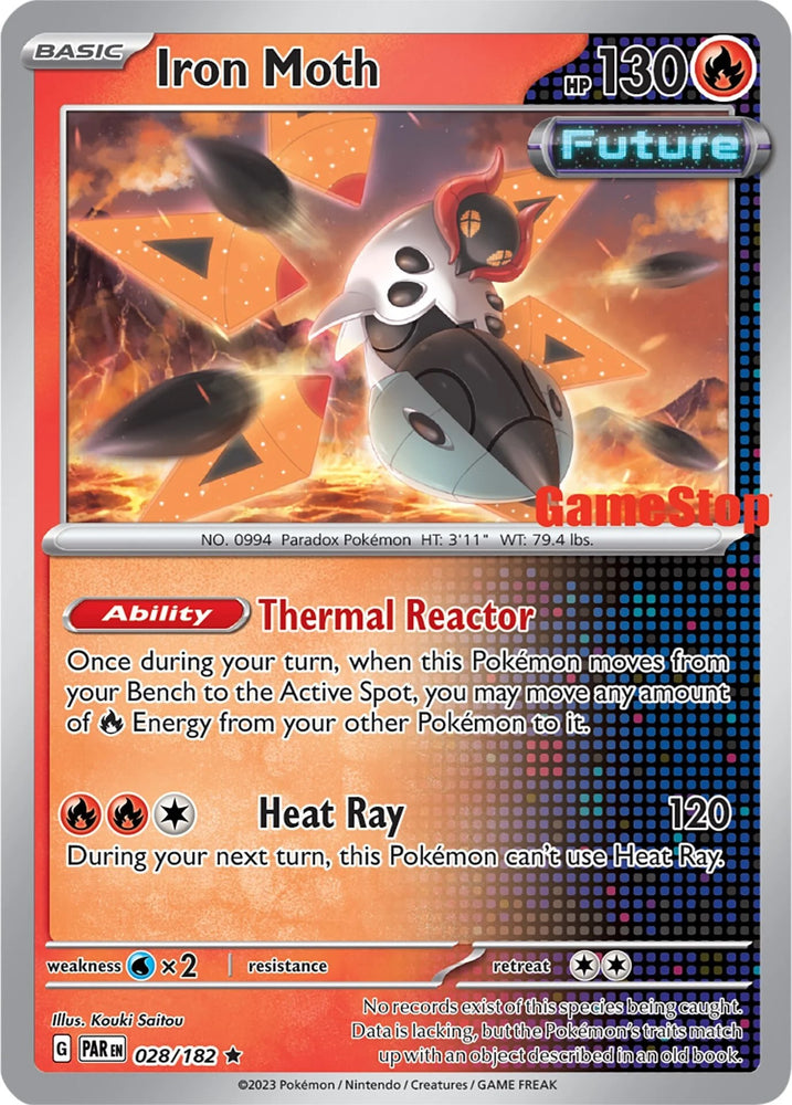 Iron Moth (028/182) (GameStop Promo) [Miscellaneous Cards]