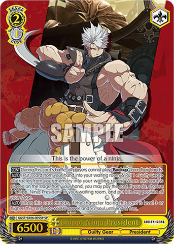 Chipp: Ninja President (GGST/SX06-005SP SP) [Guilty Gear -Strive-]