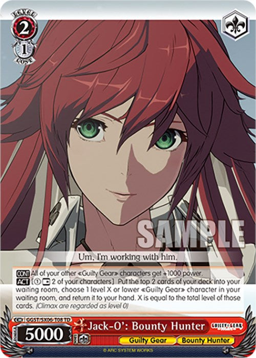 Jack-O': Bounty Hunter (GGST/SX06-T08 TD) [Guilty Gear -Strive-]