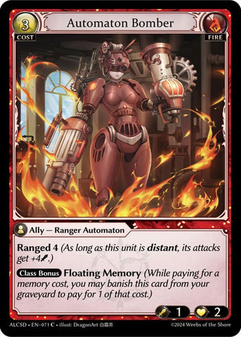 Automaton Bomber (71) [Alchemical Revolution: Starter Decks]