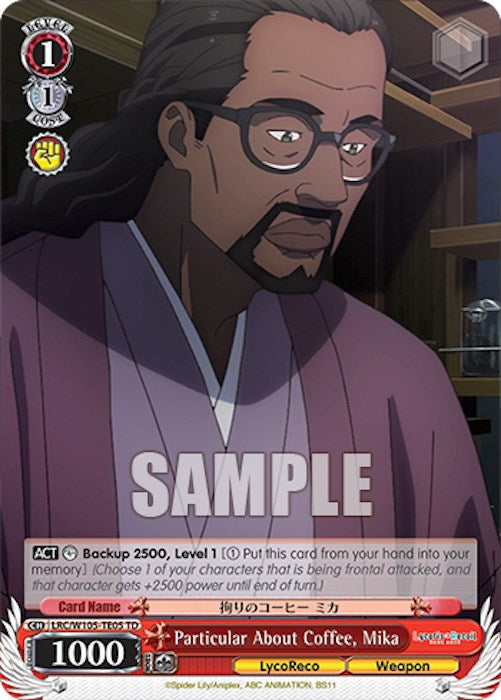 Particular About Coffee, Mika (LRC/W105-TE05 TD) [Lycoris Recoil]