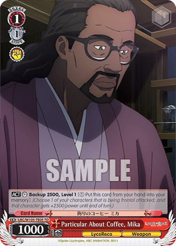 Particular About Coffee, Mika (LRC/W105-TE05 TD) [Lycoris Recoil]