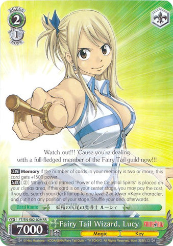 Fairy Tail Wizard, Lucy (FT/EN-S02-029 RR) [Fairy Tail ver.E]