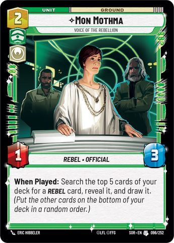 Mon Mothma - Voice of the Rebellion (096/252) [Spark of Rebellion]