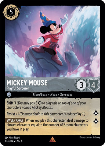 Mickey Mouse - Playful Sorcerer (187/204) [Ursula's Return]