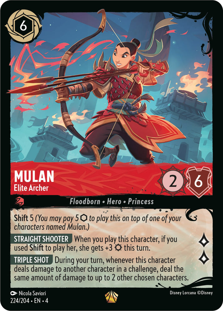 Mulan - Elite Archer (224/204) (244/204) [Ursula's Return]