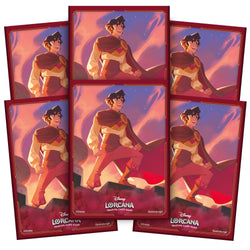 Disney Lorcana Aladdin Heroic Outlaw Card Sleeves, 65-Pack