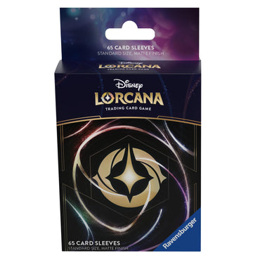 Disney Lorcana Lore Logo Card Back Card Sleeves, 65-Pack