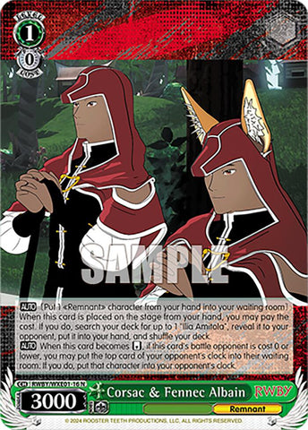 Corsac & Fennec Albain (RWBY/WXE01-16 N) [RWBY: Premium Booster]
