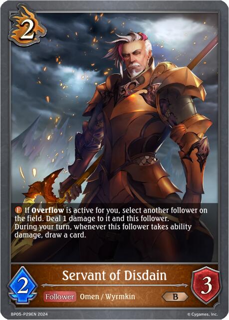 Servant of Disdain - P29 (Foil) (BP05-P29EN) [Omens Eternal]