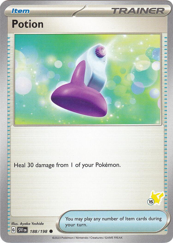 Potion (188/192) (Pikachu Stamp #15) [Battle Academy 2024]