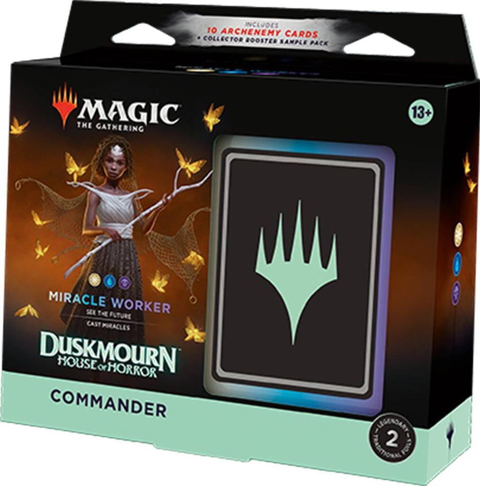 Magic the Gathering Duskmourn: House of Horror Miracle Worker Commander Deck