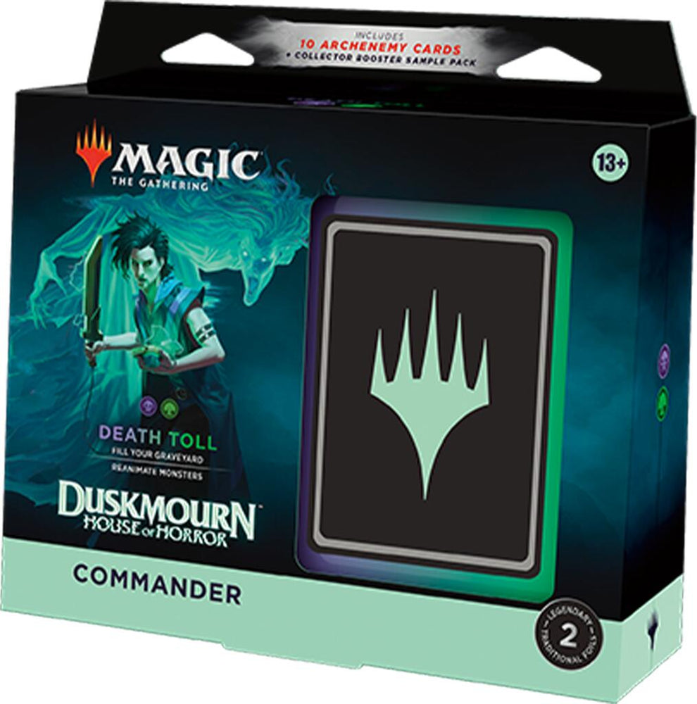 Magic the Gathering Duskmourn: House of Horror Death Toll Commander Deck