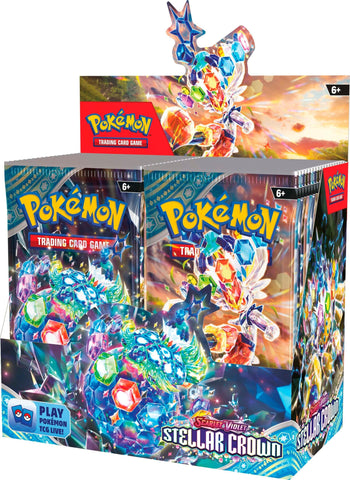 Pokemon Scarlet & Violet: Stellar Crown Booster Box Display