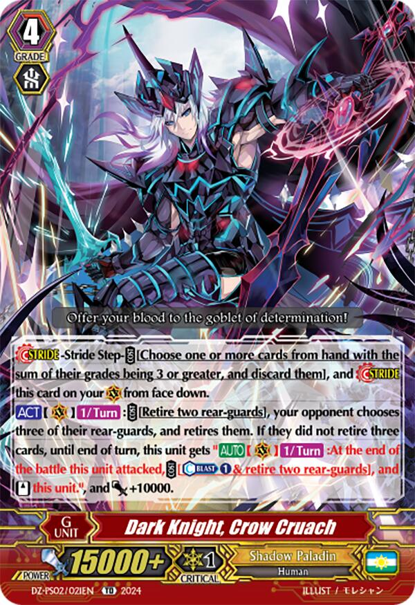 Dark Knight, Crow Cruach (DZ-PS02/021EN) [Premium Deckset "Revenger"]