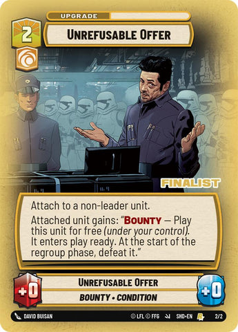 Unrefusable Offer (Finalist) (2/2) [Store Showdown Promos]