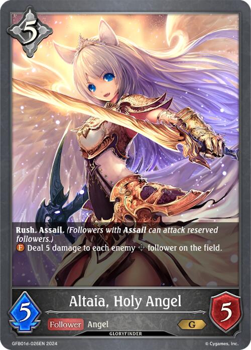 Altaia, Holy Angel (GFB01d-026EN) [Gloryfinder Bundle 01: Guide to Glory]