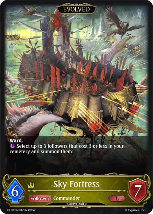 Sky Fortress (Evolved) (GFB01a-007EN) [Gloryfinder Bundle 01: Guide to Glory]