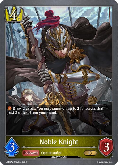 Noble Knight (GFB01a-020EN) [Gloryfinder Bundle 01: Guide to Glory]