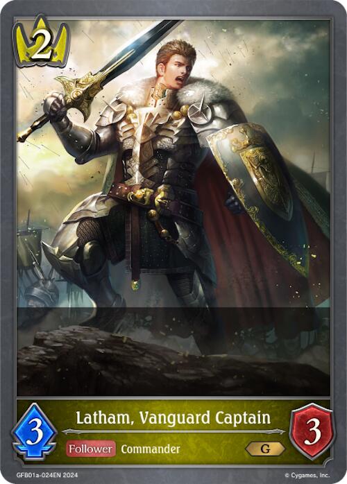 Latham, Vanguard Captain (GFB01a-024EN) [Gloryfinder Bundle 01: Guide to Glory]