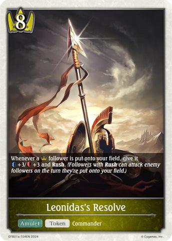 Leonidas's Resolve (GFB01a-T04EN) [Gloryfinder Bundle 01: Guide to Glory]